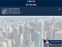 Tablet Screenshot of greenberg-walden.com